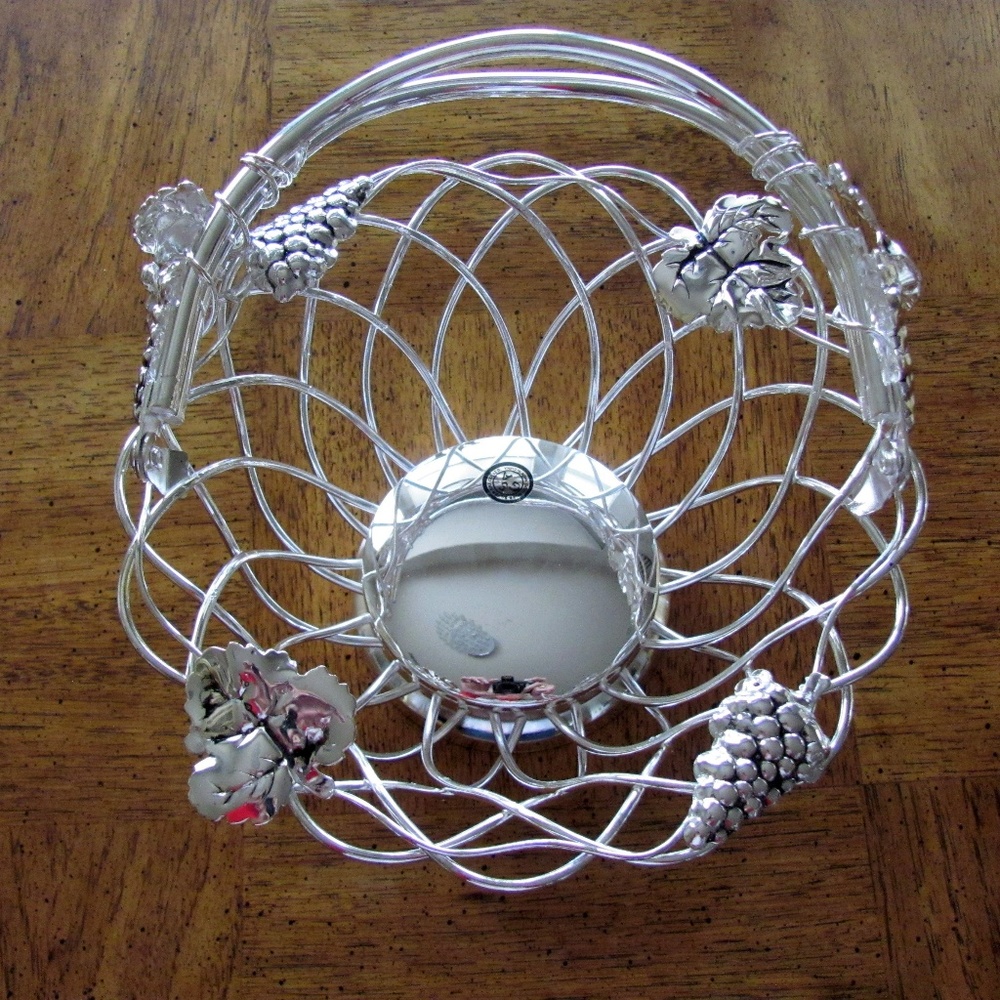 Silver Bread or Fruit Bowl Basket